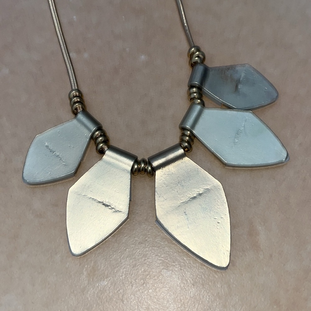 Anthropologie Adorations Gold Necklace NEW - Picture 5 of 5